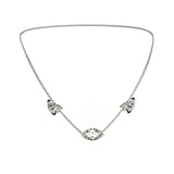 Collier Mme La Marquise Diamant Marquise Blanc, Or 18 carats - Lauredi