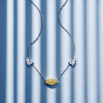 Collier Mme La Marquise Diamant Marquise Jaune - Lauredi