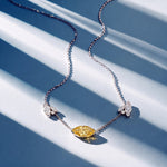 Collier Mme La Marquise Diamant Marquise Jaune - Lauredi