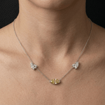 Collier Mme La Marquise Diamant Marquise Jaune, Or 18 carats - Lauredi