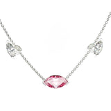 Collier Mme La Marquise Diamant Marquise Rose, Or 18 carats - Lauredi
