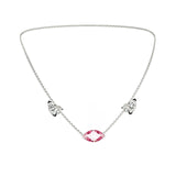 Collier Mme La Marquise Diamant Marquise Rose, Or 18 carats - Lauredi