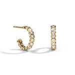 Mini Loop — Créoles Diamants Brilliant - Lauredi
