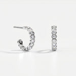 Mini Loop — Créoles Diamants Brilliant - Lauredi