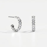 Mini Loop — Créoles Diamants Brilliant - Lauredi