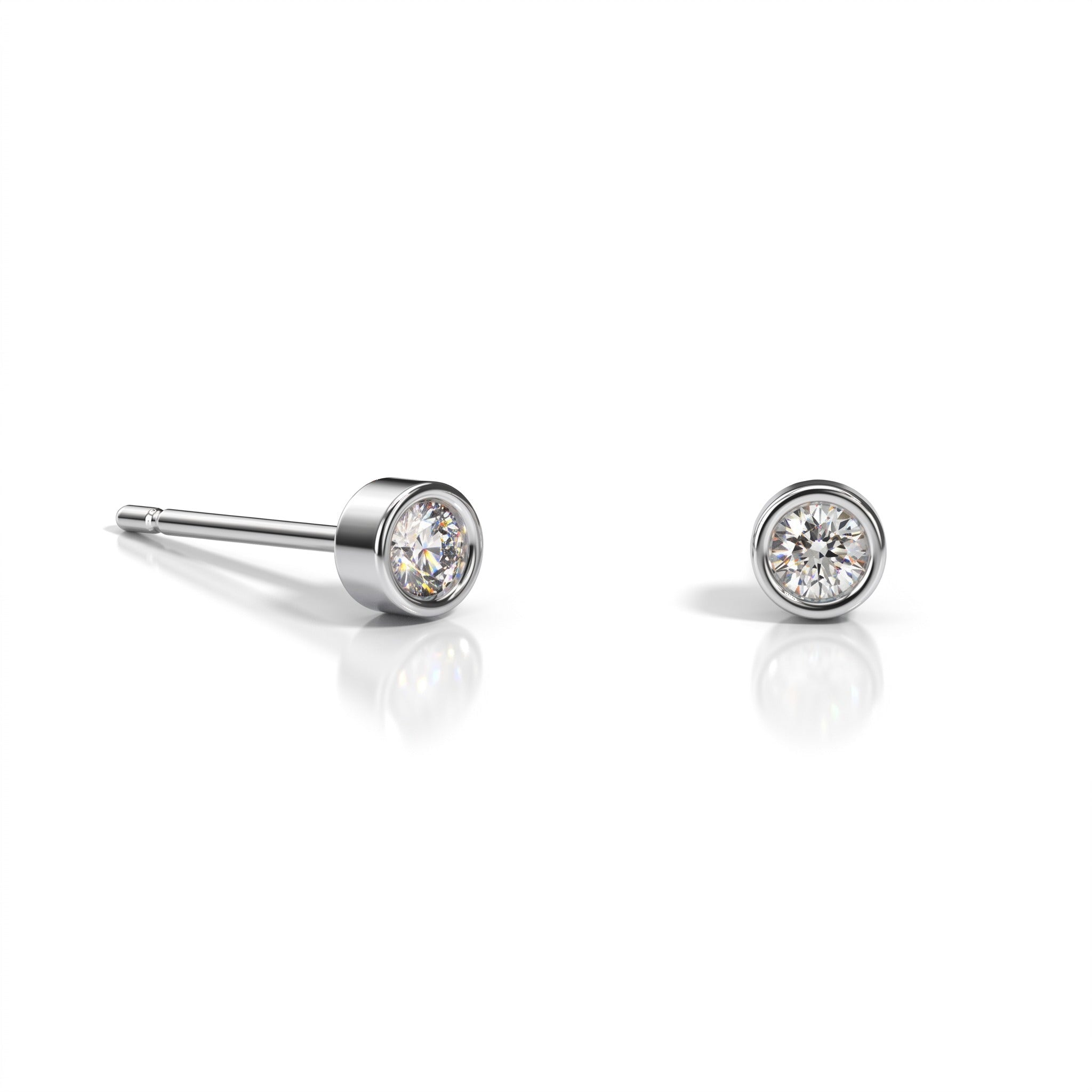Puces Loop Diamants Brilliant - Lauredi