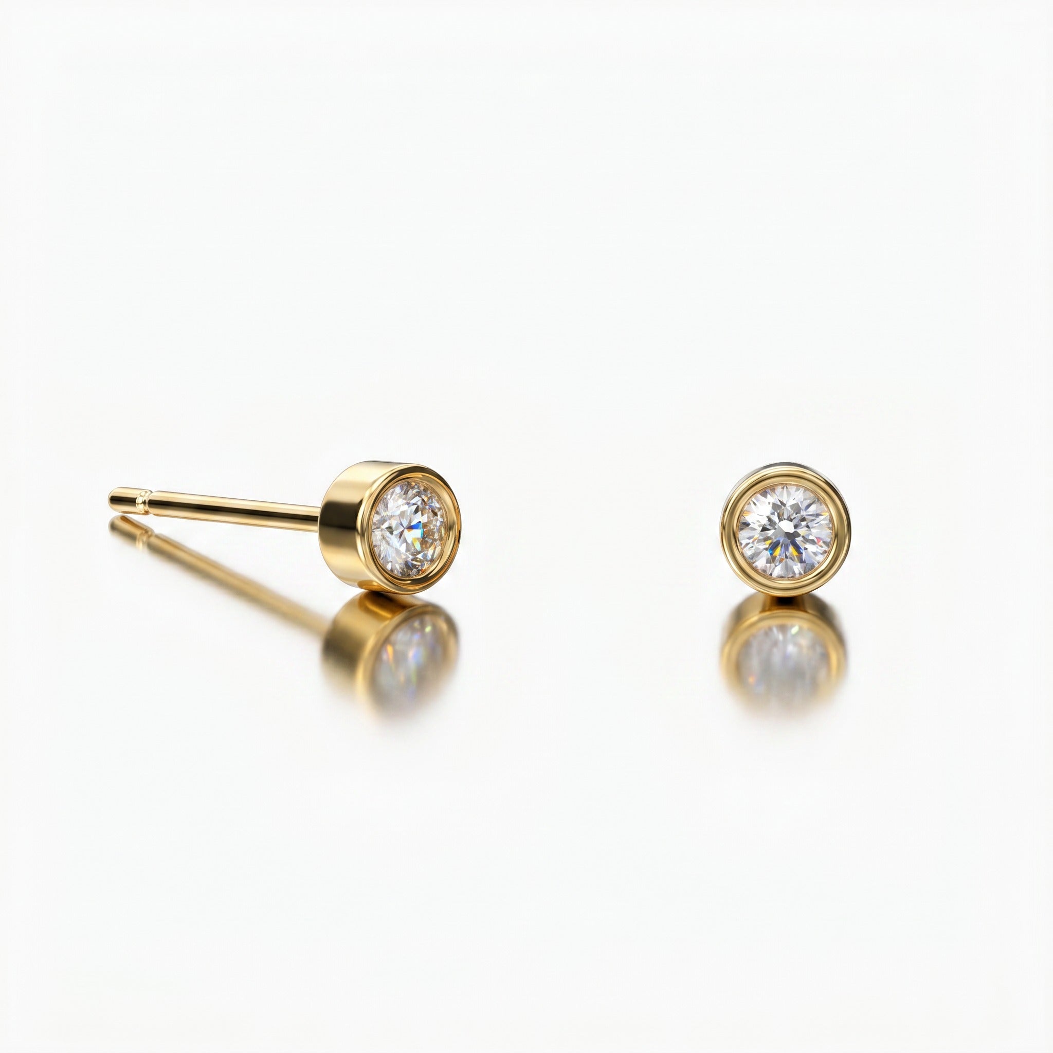 Puces Loop Diamants Brilliant - Lauredi